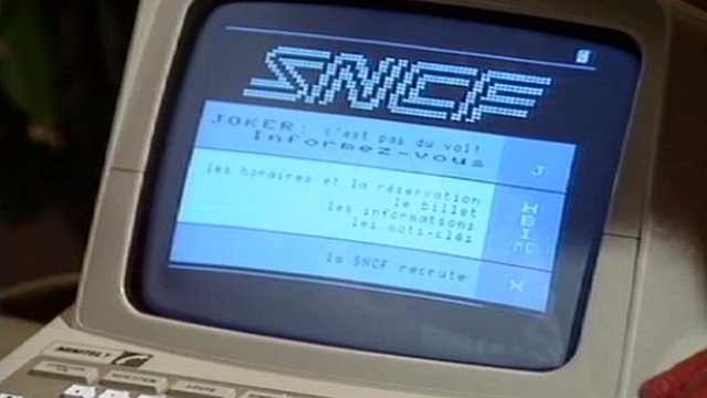 Image of a Minitel terminal